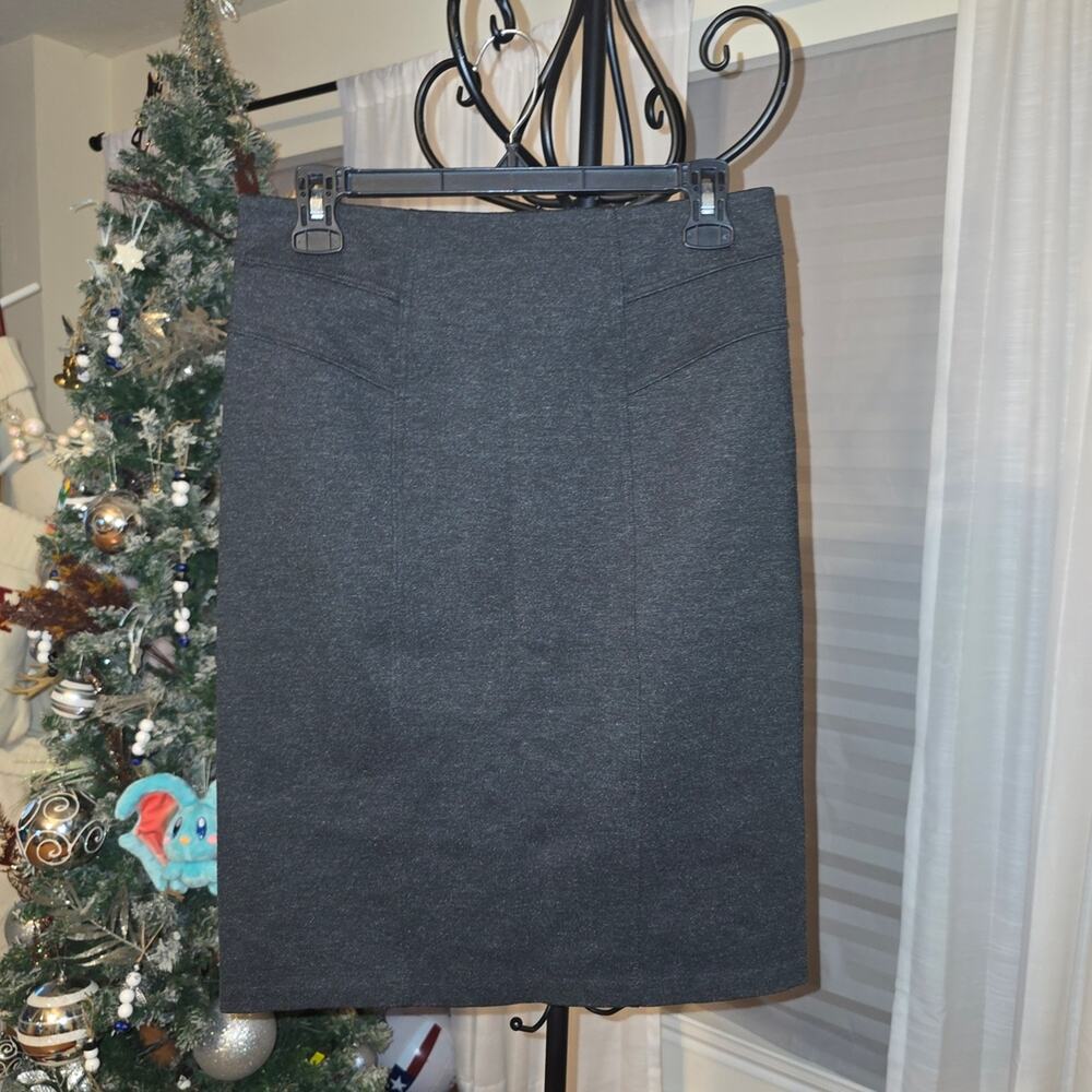 New York & Company Charcoal Pencil Skirt